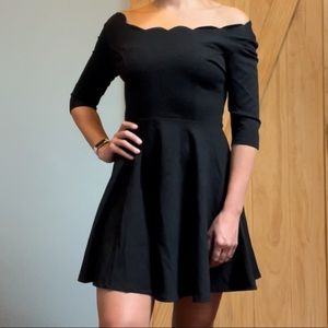 Black Skater Dress